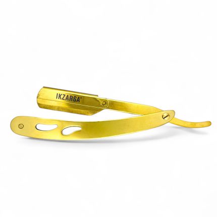 Barber Steel Razor – Gold | Professional & Stylish IKR-1001